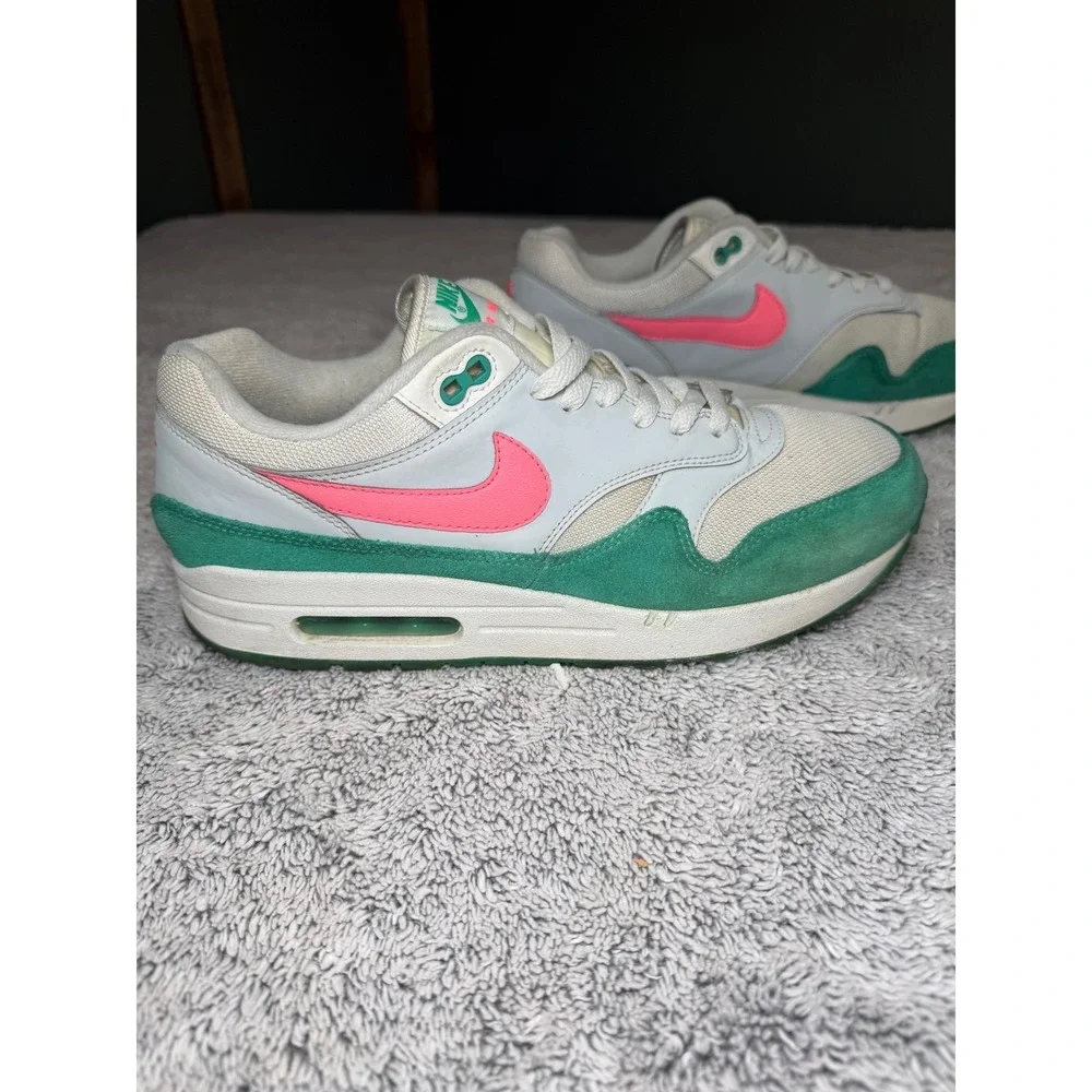 Nike Air Max 1 Watermelon‎ White Green Pink AH8145-106 Mens 10.5 Sneaker